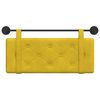 vidaXL Cabecera Colgante Amarillo 110 x 55 x 5 cm Terciopelo