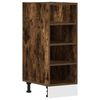 vidaXL Armario bajo Riga roble ahumado 30x44,5x81,5 cm