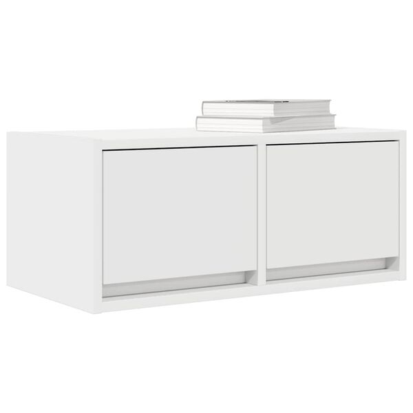 vidaXL Muebles de TV 2 uds Blanco 60x31x25,5 cm Madera de ingenier&iacute;a