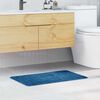 vidaXL Alfombrilla de ba&ntilde;o antideslizante Azul 50 x 80 cm PP
