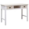 vidaXL Mesa consola de madera 110x45x76 cm