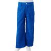 Pantalón infantil pana azul cobalto 140