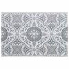 vidaXL Alfombra de exterior PP ARAKIL gris claro 120x180 cm