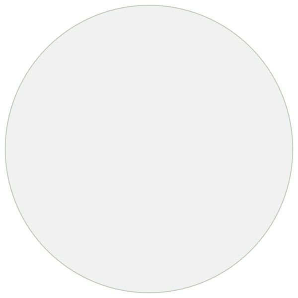 vidaXL Protector de mesa PVC transparente Ø 110 cm 1,6 mm