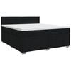 vidaXL Cama box spring con colch&oacute;n Negro 180 x 200 cm Tela
