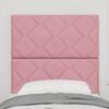 vidaXL Cabecero con cabecera Rosa 80 cm Terciopelo