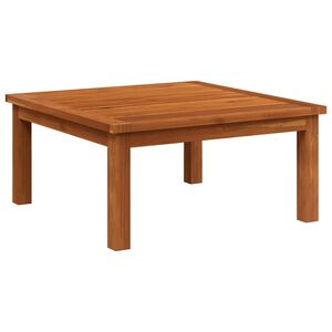 vidaXL Mesita de jardín de madera maciza de acacia 63x63x30 cm