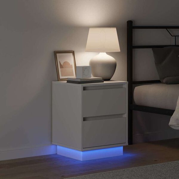 vidaXL Armario de Noche 39 x 34,5 x 50 cm Madera de ingenier&iacute;a