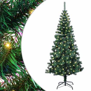 vidaXL &Aacute;rbol de Navidad Artificial Preiluminado Verde 120 cm