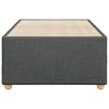 vidaXL Estructura de cama sin colchón tela gris oscuro 90x200 cm