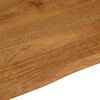 Tablero de mesa borde natural madera maciza mango 110x80x2,5 cm
