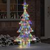 vidaXL &Aacute;rbol de Navidad con 160 LED Multicolor 150 cm Acr&iacute;lico