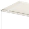 vidaXL Toldo de pie retr&aacute;ctil manual crema 600x350 cm