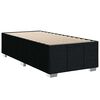 vidaXL Cama box spring con colch&oacute;n tela negro 100x200 cm
