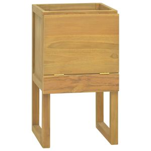 vidaXL Mueble de ba&ntilde;o madera maciza de teca 41x40x75 cm