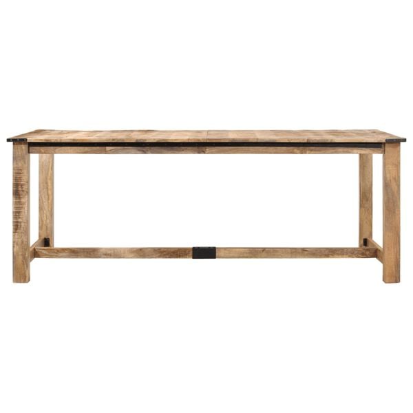 vidaXL Mesa de comedor madera maciza de mango 200x100x75 cm