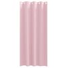 vidaXL Cortinas Opacas con Anillas 2 pcs Rosa Beb&eacute; 260 x 140 cm