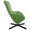 vidaXL Sill&oacute;n huevo Verde claro 63 x 73 x 90 cm Terciopelo