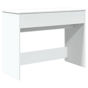 vidaXL Tocador con espejo blanco 100x45x76 cm