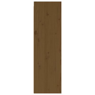 vidaXL Armario de pared madera maciza de pino marrón miel 30x30x100 cm