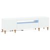 vidaXL Mueble de TV LED Blanco Madera de ingenier&iacute;a