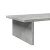 vidaXL Soporte de pantalla madera ingenier&iacute;a gris hormig&oacute;n 100x27x15cm