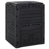 vidaXL Compostador de jard&iacute;n negro 280 L polipropileno