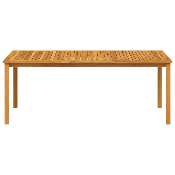 vidaXL Mesa de jard&iacute;n madera maciza de acacia 200x100x74 cm