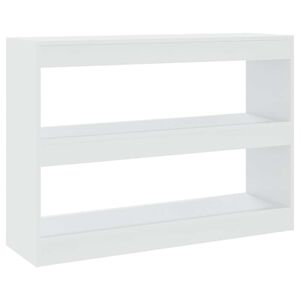 vidaXL Estanter&iacute;a/divisor de espacios blanco 100x30x72 cm