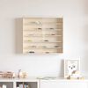 vidaXL Expositor de Pared Beige 60 x 8,5 x 54 cm Madera contrachapada