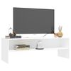 vidaXL Mueble para TV madera contrachapada blanco 120x40x40 cm