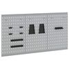 vidaXL Panel de Herramientas 3 uds. Gris 150 x 1 x 80 cm