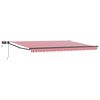 vidaXL Toldo manual retr&aacute;ctil con LEDs 4,5 x 3 m