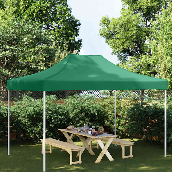 vidaXL Techo de carpa para celebraciones verde 4x3 m 270 g/m²