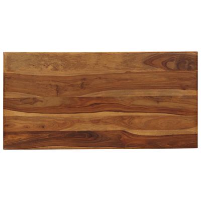 vidaXL Mesa de comedor de madera maciza de sheesham 120x60x77 cm