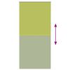 vidaXL Estor Enrollable Opaco hojas verde 110x210cm Tela Ancho 105,7cm