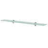 vidaXL Estante flotante de cristal 80x10 cm 8 mm
