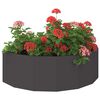 vidaXL Jardinera Negro 120 x 60 x 35 cm Acero