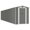 vidaXL Cobertizo de jard&iacute;n acero galvanizado gris claro 192x938x223 cm