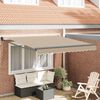 vidaXL Toldo Retr&aacute;ctil Beige 350 x 250 cm Poli&eacute;ster y Aluminio