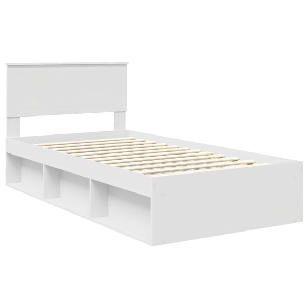 vidaXL Estructura de cama 100 x 200 cm Madera de pino macizo