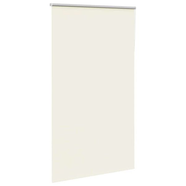 vidaXL Estor Enrollable Opaco Blanco Roto 130x210cm Tela Ancho 126,6cm