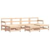 vidaXL Juego de muebles de jard&iacute;n 7 piezas madera maciza de pino