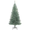 vidaXL &Aacute;rbol de Navidad artificial con 300 LED bolas y nieve 210 cm