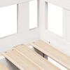 vidaXL Sofá cama nido con cajones sin colchón blanco 90x190 cm