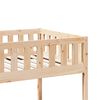 vidaXL Cama para ni&ntilde;os sin colch&oacute;n madera maciza de pino 75x190 cm