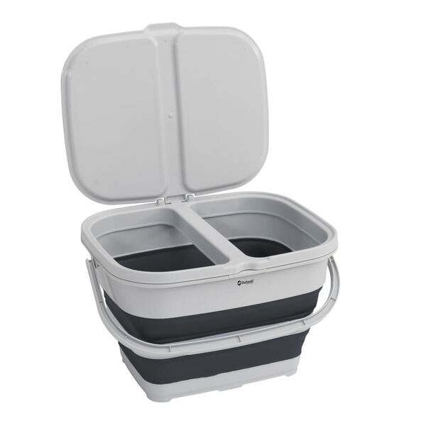 Outwell Cesta de reciclaje plegable Shadow azul marino noche