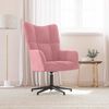 vidaXL Sill&oacute;n de relax de terciopelo rosa