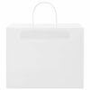 vidaXL Bolsas de papel con asas 50 uds blanca 32x22x24 cm