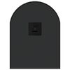vidaXL Espejo de pared ovalado negro 60x25 cm